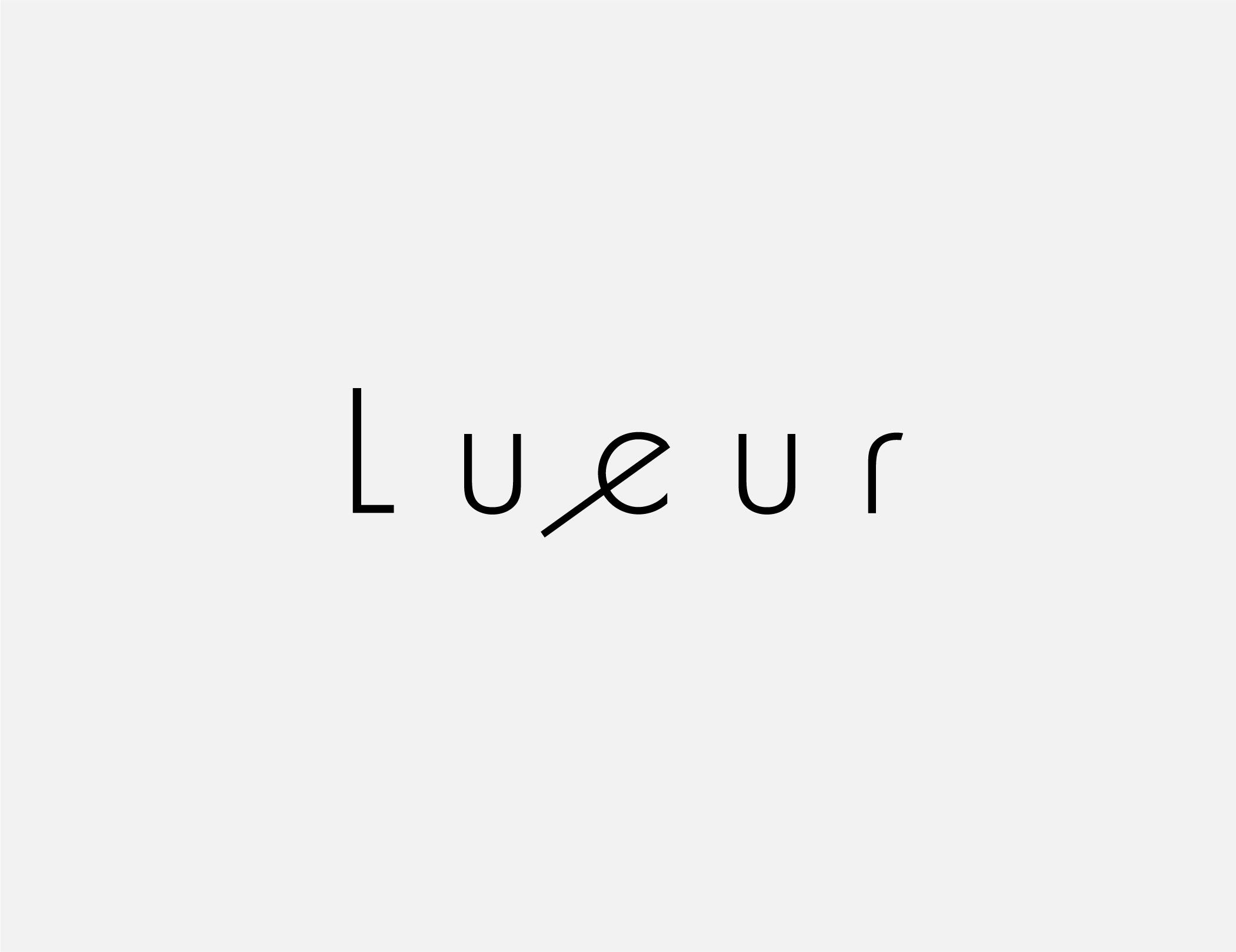 Lueur Logo Type